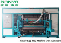 स्वचालित पल्प मोल्डिंग उपकरण / रोटरी रीसायकल पेपर अंडे ट्रे विनिर्माण मशीन