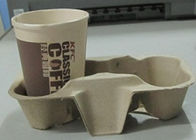 अच्छा प्लास्टिक / समर्थन अनुकूलित के साथ कॉफी कप धारक लुगदी ढाला उत्पाद