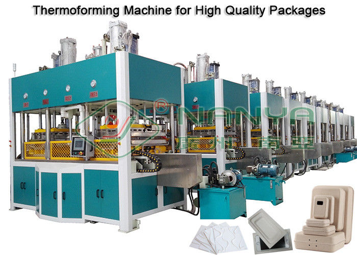 कागज ढाला पल्प मशीन बनाने, सुखाने और गर्म प्रेस आकार देने 150 kg / एच