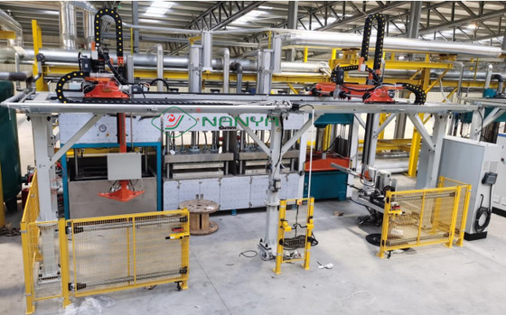 450V थर्मोफॉर्मिंग पल्प टेबलवेयर मेकिंग मशीन पल्प मील बॉक्स मेकिंग मशीन