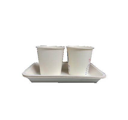 टिकाऊ ग्रीन पेपर प्लेट बनाने मशीनरी मोल्डिंग पल्प Tableware 1500 - 15000Pcs / एच