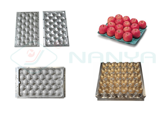 स्थिर स्वचालित पेपर पल्प ढाला अंडा ट्रे मशीन 5000pcs / एच