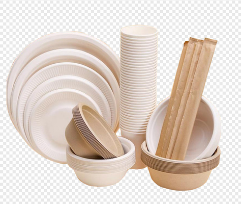 डिस्पोजेबल टेबलवेयर मेकिंग मशीन / लंच बॉक्स पेपर डिश मेकिंग मशीन 14000Pcs / H