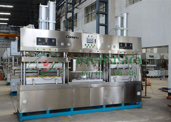 Microwaveabl गन्ना टेकआउट खाद्य कंटेनर पल्प मोल्डिंग मशीन