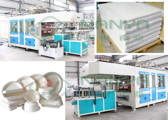 खाद्य बॉक्स कंटेनर 120kw 1800pcs / एच पल्प मोल्डिंग मशीन