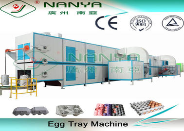 कप वाहक / अंडा ट्रे पल्प मोल्डिंग उपकरण 3000Pcs प्रति घंटे 6000Pcs