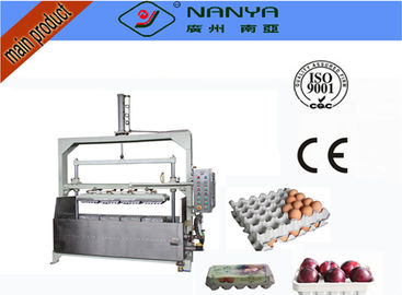 800Pcs / H सेमी-ऑटो रेसिप्रोकेटिंग अपशिष्ट पेपर एग ट्रे उपकरण बनाते हैं