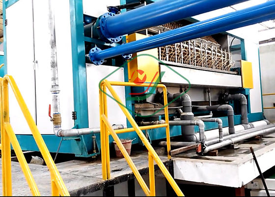 उच्च स्वचालन रोटरी अंडा ट्रे बनाने की मशीन / अंडा कार्टन उत्पादन लाइन